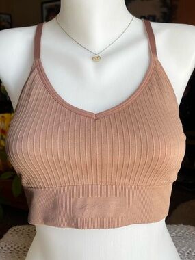 PINK ACTIVE Ribbed sports bra Brand/ sz large